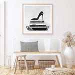 Shop Runway Reads (Square) Art Print a Hamptons style themed painted wall art print from The Print Emporium wall artwork collection - Buy Australian made fine art painting style poster and framed prints for the home and your interior decor room, TPE-193-AP