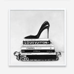 Shop Runway Reads (Square) Art Print a Hamptons style themed painted wall art print from The Print Emporium wall artwork collection - Buy Australian made fine art painting style poster and framed prints for the home and your interior decor room, TPE-193-AP