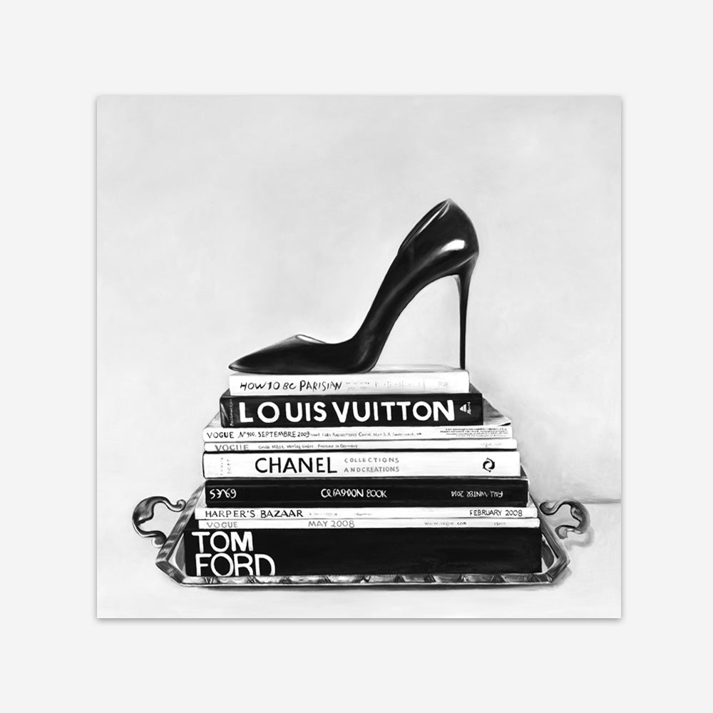 Shop Runway Reads (Square) Art Print a Hamptons style themed painted wall art print from The Print Emporium wall artwork collection - Buy Australian made fine art painting style poster and framed prints for the home and your interior decor room, TPE-193-AP