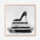 Shop Runway Reads (Square) Art Print a Hamptons style themed painted wall art print from The Print Emporium wall artwork collection - Buy Australian made fine art painting style poster and framed prints for the home and your interior decor room, TPE-193-AP