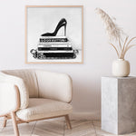 Shop Runway Reads (Square) Art Print a Hamptons style themed painted wall art print from The Print Emporium wall artwork collection - Buy Australian made fine art painting style poster and framed prints for the home and your interior decor room, TPE-193-AP