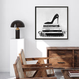 Shop Runway Reads (Square) Art Print a Hamptons style themed painted wall art print from The Print Emporium wall artwork collection - Buy Australian made fine art painting style poster and framed prints for the home and your interior decor room, TPE-193-AP
