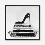 Shop Runway Reads (Square) Art Print a Hamptons style themed painted wall art print from The Print Emporium wall artwork collection - Buy Australian made fine art painting style poster and framed prints for the home and your interior decor room, TPE-193-AP