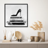 Shop Runway Reads (Square) Canvas Print a Hamptons style themed painted framed canvas wall art print from The Print Emporium artwork collection - Buy Australian made fine art painting style stretched canvas prints for the home and your interior decor space, TPE-193-CA-40X40-NF