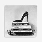 Shop Runway Reads (Square) Canvas Print a Hamptons style themed painted framed canvas wall art print from The Print Emporium artwork collection - Buy Australian made fine art painting style stretched canvas prints for the home and your interior decor space, TPE-193-CA-40X40-NF