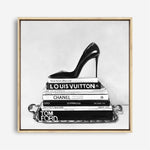 Shop Runway Reads (Square) Canvas Print a Hamptons style themed painted framed canvas wall art print from The Print Emporium artwork collection - Buy Australian made fine art painting style stretched canvas prints for the home and your interior decor space, TPE-193-CA-40X40-NF