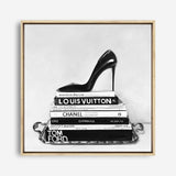 Shop Runway Reads (Square) Canvas Print a Hamptons style themed painted framed canvas wall art print from The Print Emporium artwork collection - Buy Australian made fine art painting style stretched canvas prints for the home and your interior decor space, TPE-193-CA-40X40-NF
