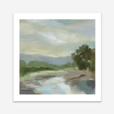 Shop Sage Lake (Square) Art Print a painted style wall art print from The Print Emporium wall artwork collection - Buy Australian made fine art painting style poster and framed prints for the home and your interior decor room, TPE-WA-68578-AP
