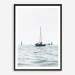 Shop Sailboats Art Print a coastal themed painted wall art print from The Print Emporium wall artwork collection - Buy Australian made fine art painting style poster and framed prints for the home and your interior decor room, TPE-756-AP