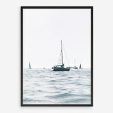 Shop Sailboats Art Print a coastal themed painted wall art print from The Print Emporium wall artwork collection - Buy Australian made fine art painting style poster and framed prints for the home and your interior decor room, TPE-756-AP