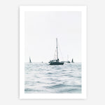 Shop Sailboats Art Print a coastal themed painted wall art print from The Print Emporium wall artwork collection - Buy Australian made fine art painting style poster and framed prints for the home and your interior decor room, TPE-756-AP