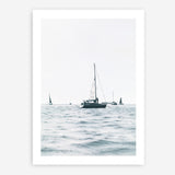 Shop Sailboats Art Print a coastal themed painted wall art print from The Print Emporium wall artwork collection - Buy Australian made fine art painting style poster and framed prints for the home and your interior decor room, TPE-756-AP