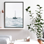 Shop Sailboats Art Print a coastal themed painted wall art print from The Print Emporium wall artwork collection - Buy Australian made fine art painting style poster and framed prints for the home and your interior decor room, TPE-756-AP