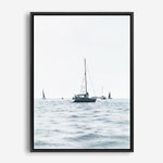 Shop Sailboats Canvas Print a coastal themed painted framed canvas wall art print from The Print Emporium artwork collection - Buy Australian made fine art painting style stretched canvas prints for the home and your interior decor space, TPE-756-CA-35X46-NF