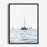 Shop Sailboats Canvas Print a coastal themed painted framed canvas wall art print from The Print Emporium artwork collection - Buy Australian made fine art painting style stretched canvas prints for the home and your interior decor space, TPE-756-CA-35X46-NF