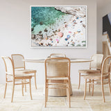 Shop Salento Beach Day I Photo Canvas Print a coastal themed photography framed stretched canvas print from The Print Emporium wall artwork collection - Buy Australian made prints for the home and your interior decor space, TPE-1188-CA-35X46-NF