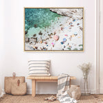 Shop Salento Beach Day I Photo Canvas Print a coastal themed photography framed stretched canvas print from The Print Emporium wall artwork collection - Buy Australian made prints for the home and your interior decor space, TPE-1188-CA-35X46-NF