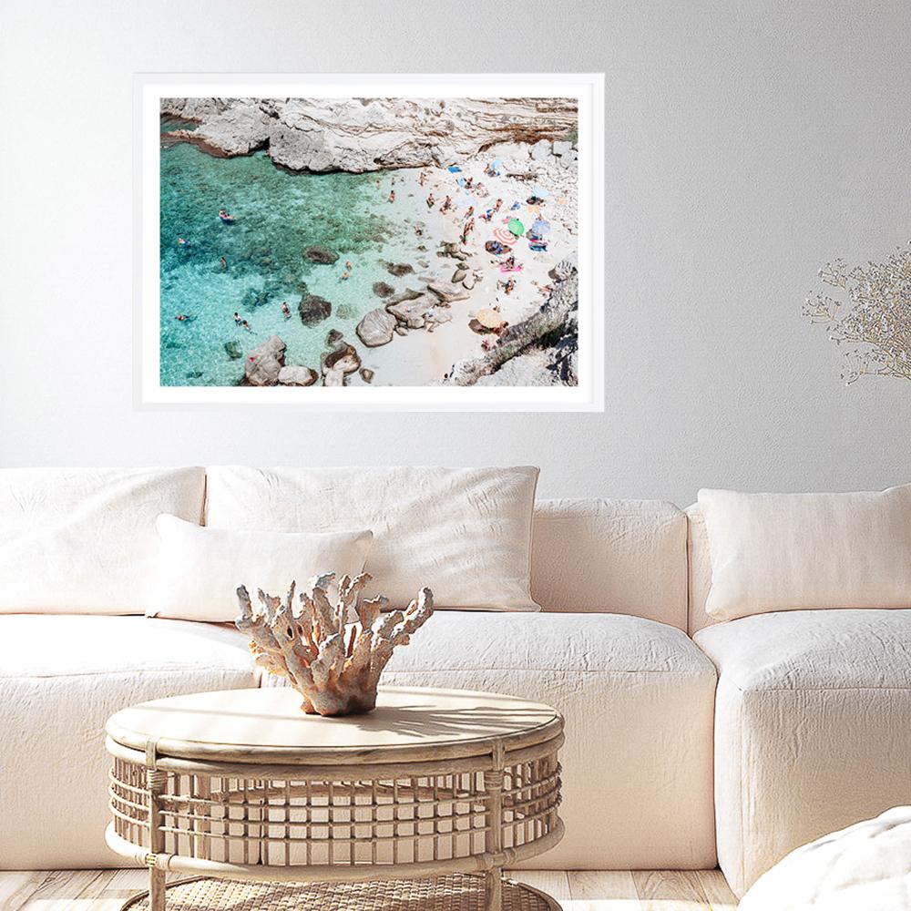 Shop Salento Beach Day II Photo Art Print a coastal themed photography wall art print from The Print Emporium wall artwork collection - Buy Australian made fine art poster and framed prints for the home and your interior decor, TPE-1190-AP