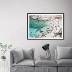 Shop Salento Beach Day II Photo Art Print a coastal themed photography wall art print from The Print Emporium wall artwork collection - Buy Australian made fine art poster and framed prints for the home and your interior decor, TPE-1190-AP