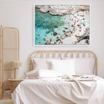 Shop Salento Beach Day II Photo Canvas Print a coastal themed photography framed stretched canvas print from The Print Emporium wall artwork collection - Buy Australian made prints for the home and your interior decor space, TPE-1190-CA-35X46-NF
