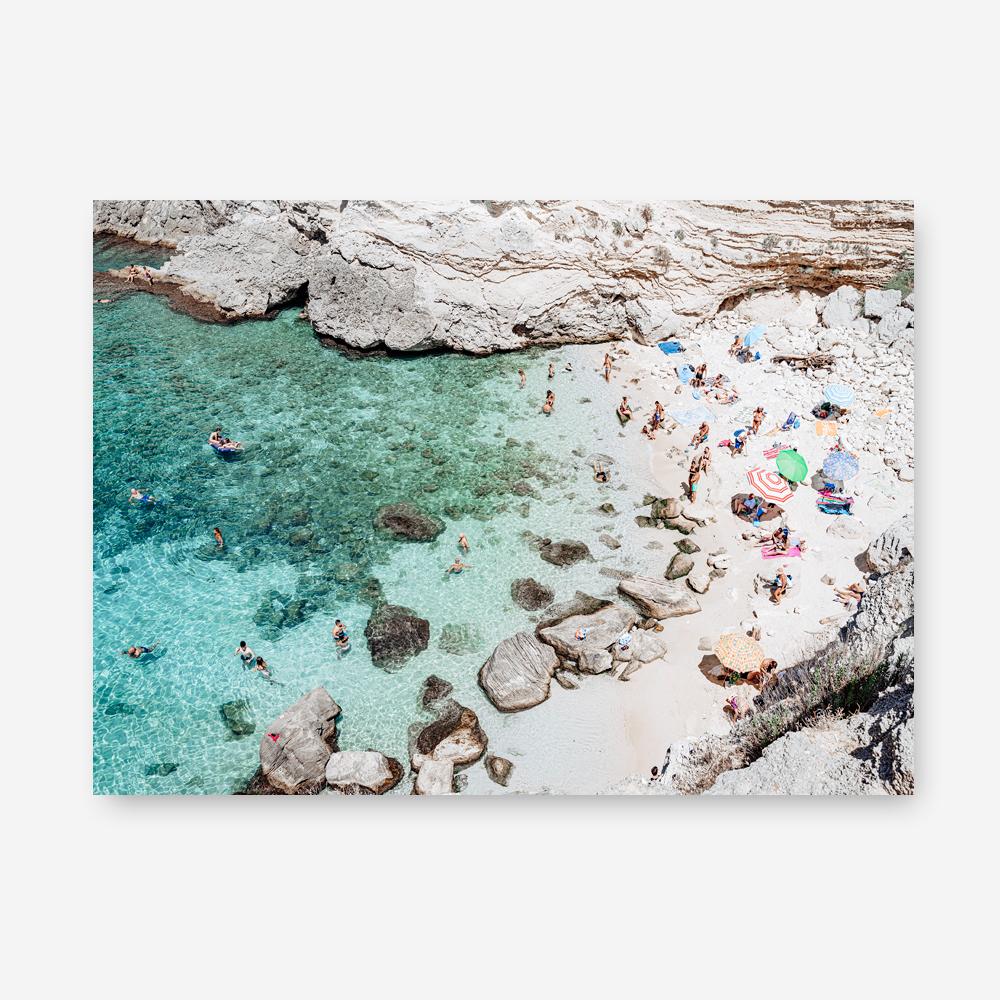 Shop Salento Beach Day II Photo Canvas Print a coastal themed photography framed stretched canvas print from The Print Emporium wall artwork collection - Buy Australian made prints for the home and your interior decor space, TPE-1190-CA-35X46-NF