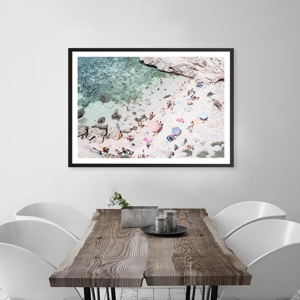 Shop Salento Beach Day III Photo Art Print a coastal themed photography wall art print from The Print Emporium wall artwork collection - Buy Australian made fine art poster and framed prints for the home and your interior decor, TPE-1226-AP