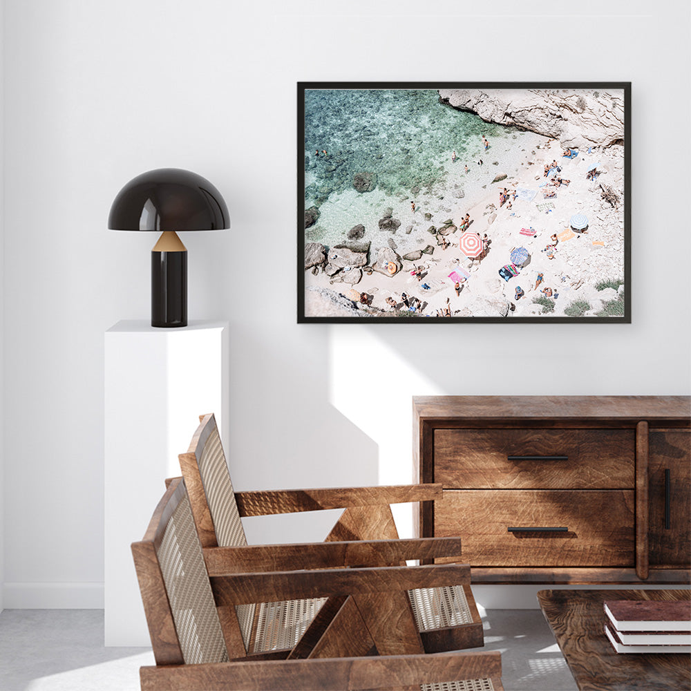 Shop Salento Beach Day III Photo Art Print a coastal themed photography wall art print from The Print Emporium wall artwork collection - Buy Australian made fine art poster and framed prints for the home and your interior decor, TPE-1226-AP