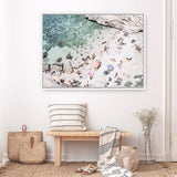 Shop Salento Beach Day III Photo Canvas Print a coastal themed photography framed stretched canvas print from The Print Emporium wall artwork collection - Buy Australian made prints for the home and your interior decor space, TPE-1226-CA-35X46-NF