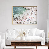 Shop Salento Beach Day III Photo Canvas Print a coastal themed photography framed stretched canvas print from The Print Emporium wall artwork collection - Buy Australian made prints for the home and your interior decor space, TPE-1226-CA-35X46-NF