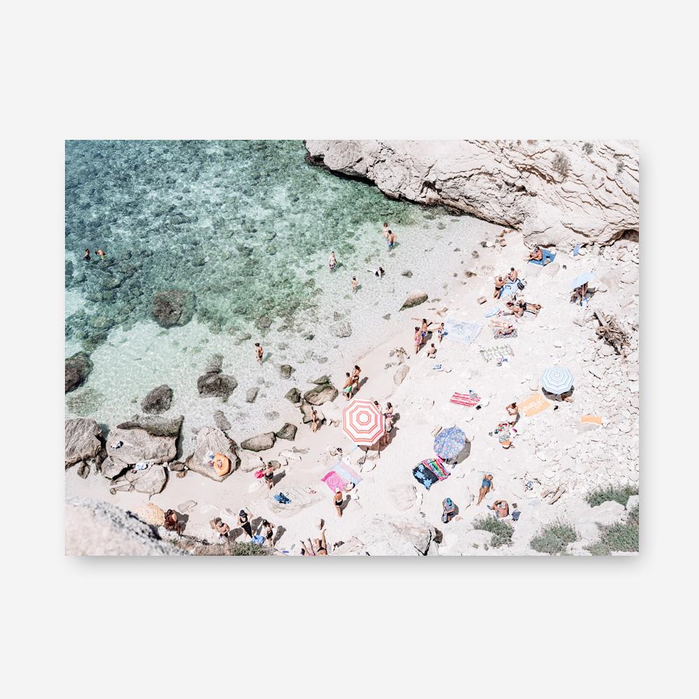 Shop Salento Beach Day III Photo Canvas Print a coastal themed photography framed stretched canvas print from The Print Emporium wall artwork collection - Buy Australian made prints for the home and your interior decor space, TPE-1226-CA-35X46-NF