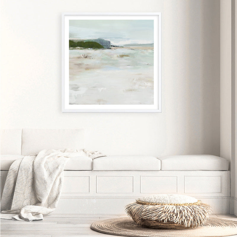 Shop Salt Air (Square) Art Print a painted abstract themed wall art print from The Print Emporium wall artwork collection - Buy Australian made fine art painting style poster and framed prints for the home and your interior decor room, TPE-PC-PW432-AP