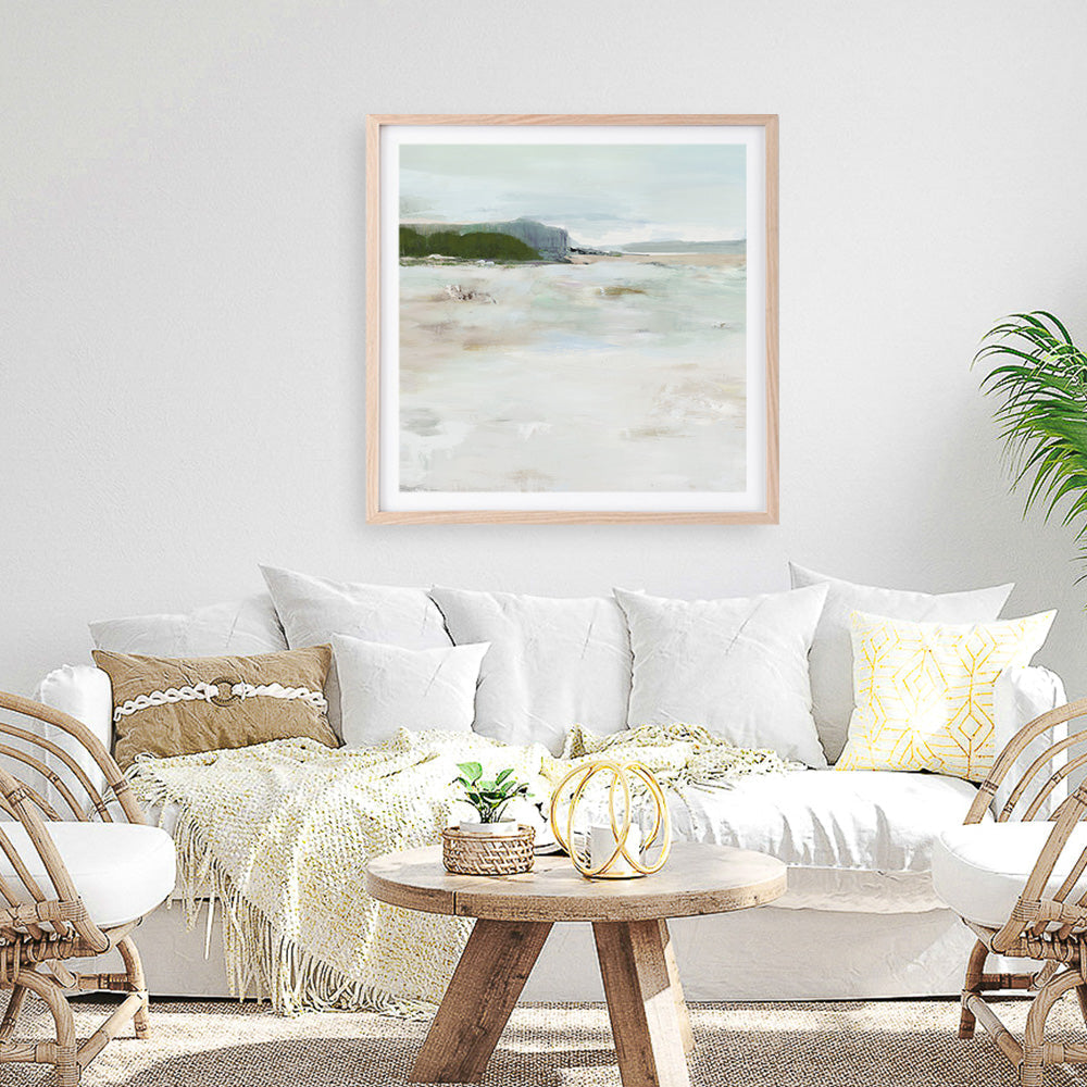 Shop Salt Air (Square) Art Print a painted abstract themed wall art print from The Print Emporium wall artwork collection - Buy Australian made fine art painting style poster and framed prints for the home and your interior decor room, TPE-PC-PW432-AP