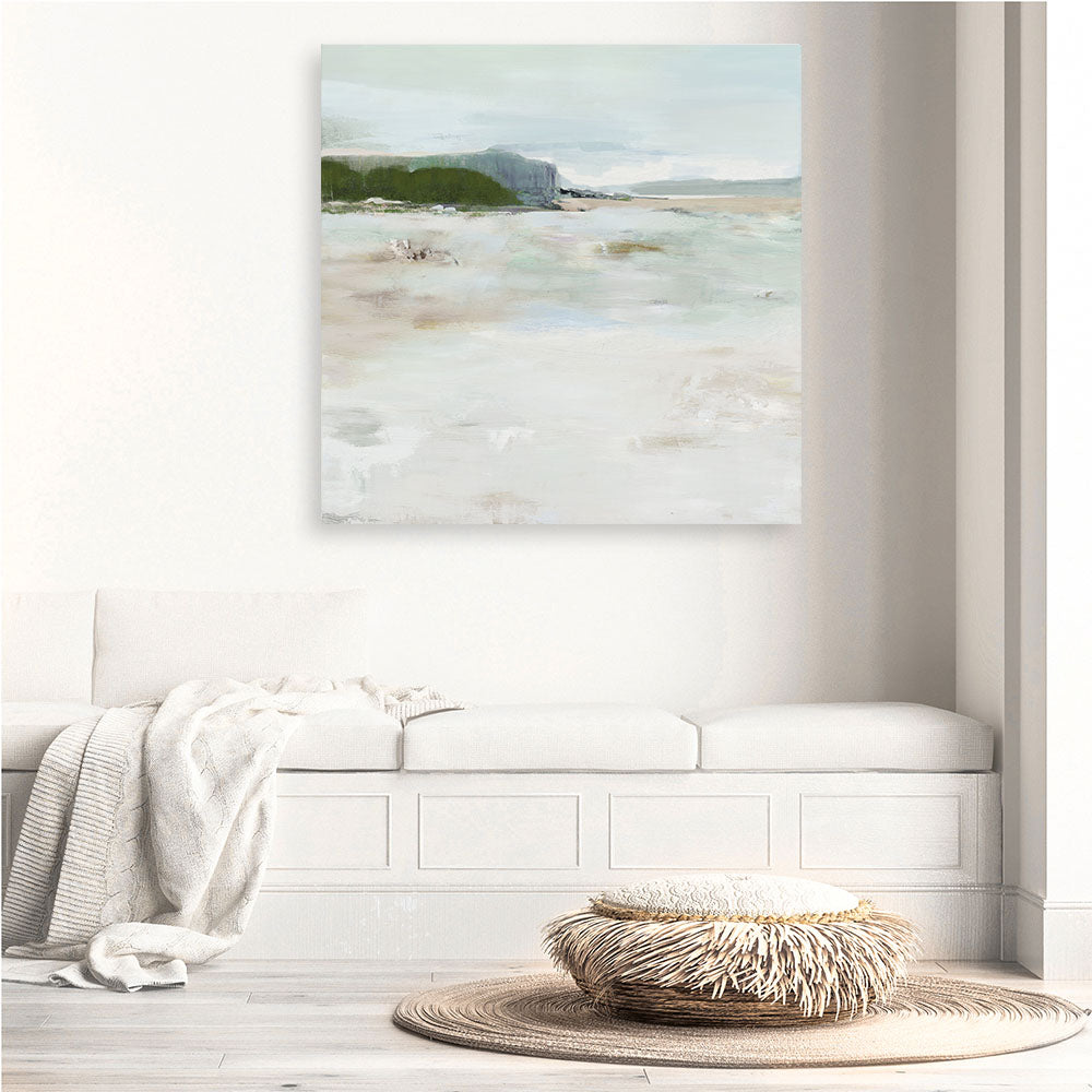 Shop Salt Air (Square) Canvas Print a painted abstract themed framed canvas wall art print from The Print Emporium artwork collection - Buy Australian made fine art painting style stretched canvas prints for the home and your interior decor space, TPE-PC-PW432-CA-40X40-NF