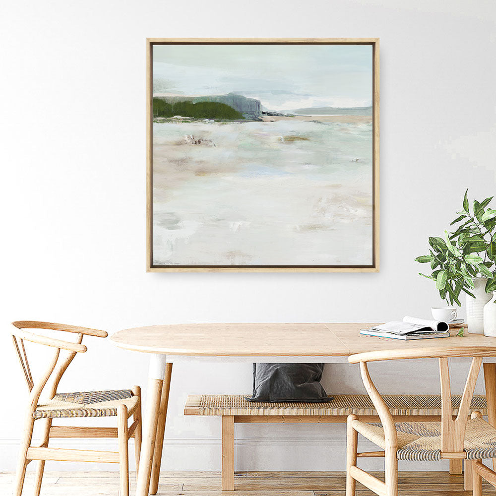 Shop Salt Air (Square) Canvas Print a painted abstract themed framed canvas wall art print from The Print Emporium artwork collection - Buy Australian made fine art painting style stretched canvas prints for the home and your interior decor space, TPE-PC-PW432-CA-40X40-NF