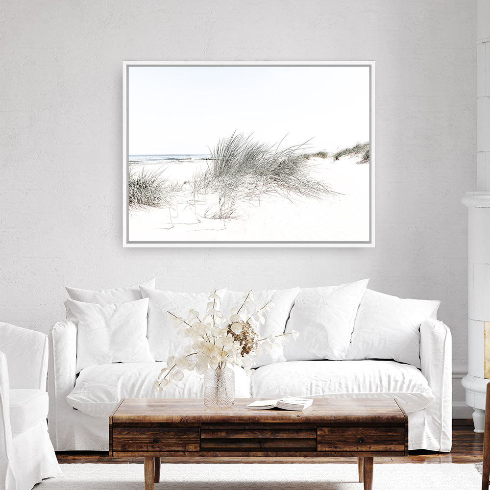 Shop Sand Dunes I Photo Canvas Print a coastal themed photography framed stretched canvas print from The Print Emporium wall artwork collection - Buy Australian made prints for the home and your interior decor space, TPE-797-CA-35X46-NF