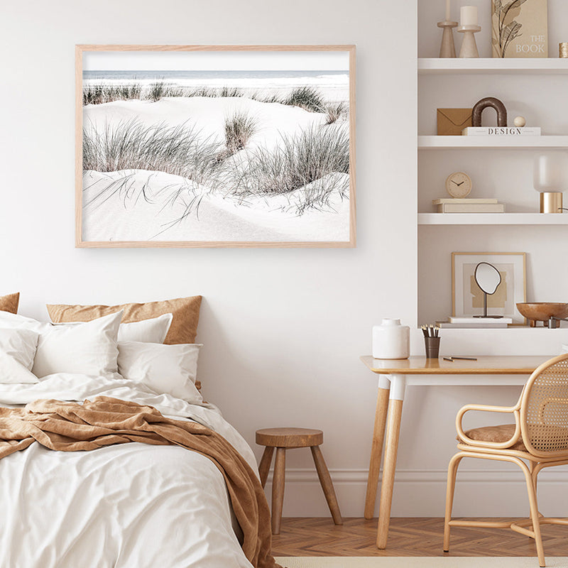 Shop Sand Dunes II Photo Art Print a coastal themed photography wall art print from The Print Emporium wall artwork collection - Buy Australian made fine art poster and framed prints for the home and your interior decor, TPE-853-AP