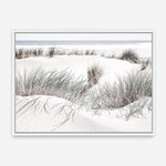Shop Sand Dunes II Photo Canvas Print a coastal themed photography framed stretched canvas print from The Print Emporium wall artwork collection - Buy Australian made prints for the home and your interior decor space, TPE-853-CA-35X46-NF
