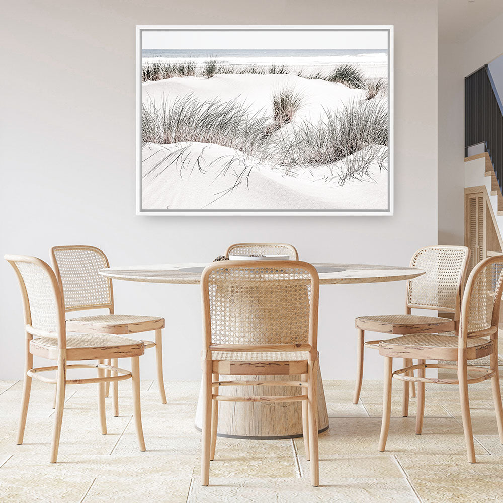 Shop Sand Dunes II Photo Canvas Print a coastal themed photography framed stretched canvas print from The Print Emporium wall artwork collection - Buy Australian made prints for the home and your interior decor space, TPE-853-CA-35X46-NF