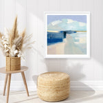 Shop Sand and Sky (Square) Art Print a painted abstract themed wall art print from The Print Emporium wall artwork collection - Buy Australian made fine art painting style poster and framed prints for the home and your interior decor room, TPE-WA-70758-AP