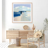 Shop Sand and Sky (Square) Art Print a painted abstract themed wall art print from The Print Emporium wall artwork collection - Buy Australian made fine art painting style poster and framed prints for the home and your interior decor room, TPE-WA-70758-AP