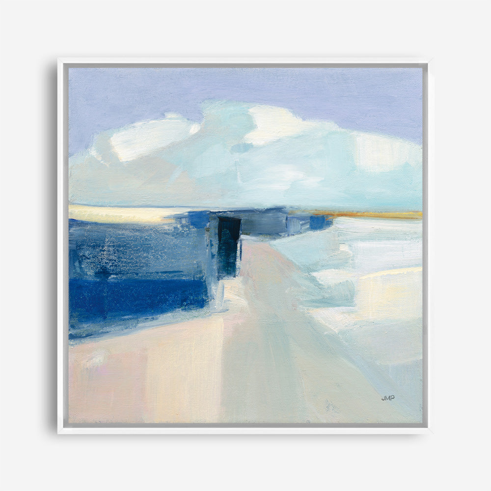 Shop Sand and Sky (Square) Canvas Print a painted abstract themed framed canvas wall art print from The Print Emporium artwork collection - Buy Australian made fine art painting style stretched canvas prints for the home and your interior decor space, TPE-WA-70758-CA-40X40-NF