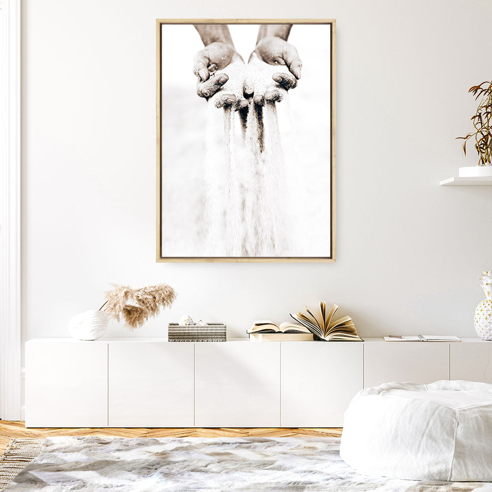 Shop Sands Of Time I Photo Canvas Print a Moroccan desert boho themed photography framed stretched canvas print from The Print Emporium wall artwork collection - Buy Australian made prints for the home and your interior decor space, TPE-1136-CA-35X46-NF