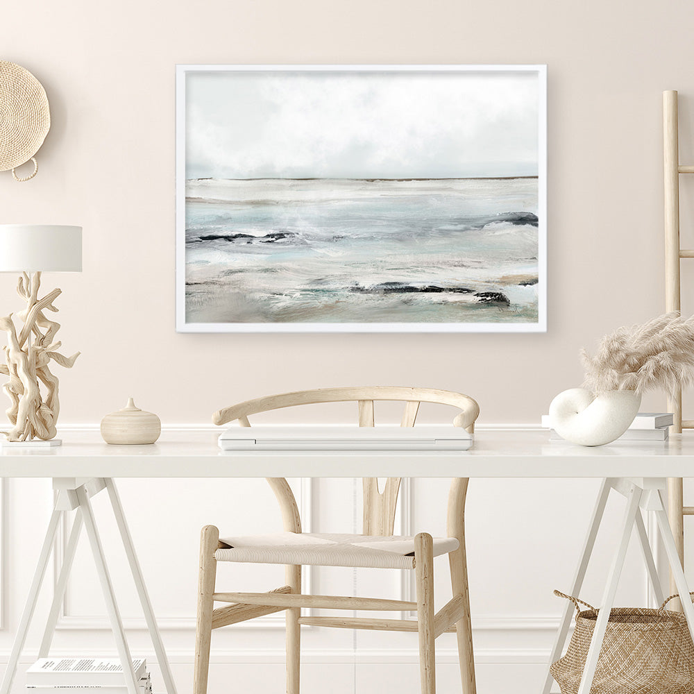 Shop Sandy Bay Art Print a painted abstract themed wall art print from The Print Emporium wall artwork collection - Buy Australian made fine art painting style poster and framed prints for the home and your interior decor room, TPE-DH-139-AP