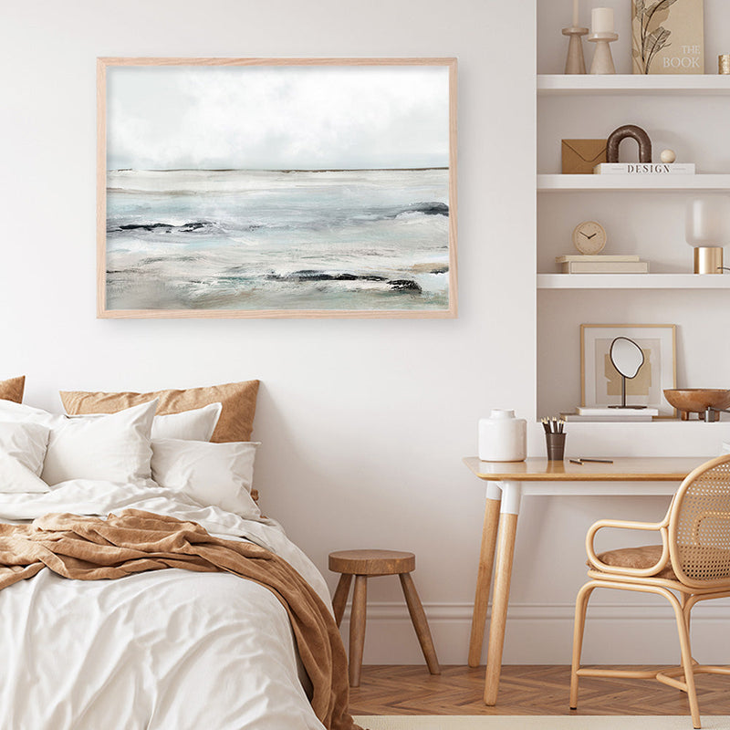 Shop Sandy Bay Art Print a painted abstract themed wall art print from The Print Emporium wall artwork collection - Buy Australian made fine art painting style poster and framed prints for the home and your interior decor room, TPE-DH-139-AP