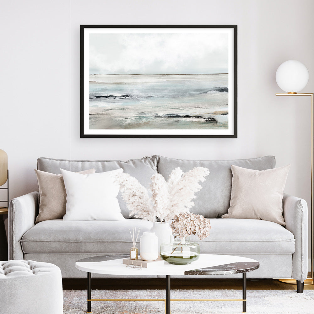 Shop Sandy Bay Art Print a painted abstract themed wall art print from The Print Emporium wall artwork collection - Buy Australian made fine art painting style poster and framed prints for the home and your interior decor room, TPE-DH-139-AP