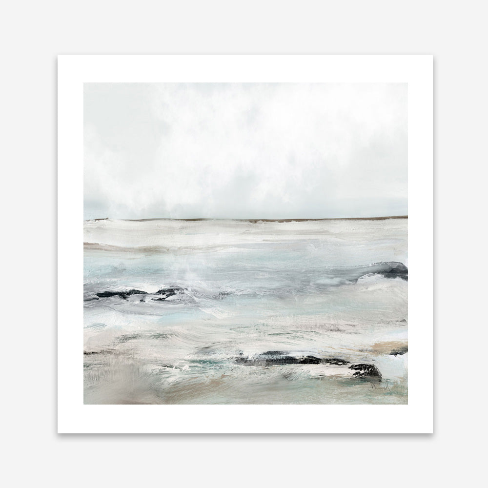 Shop Sandy Bay (Square) Art Print a painted abstract themed wall art print from The Print Emporium wall artwork collection - Buy Australian made fine art painting style poster and framed prints for the home and your interior decor room, TPE-DH-223-AP