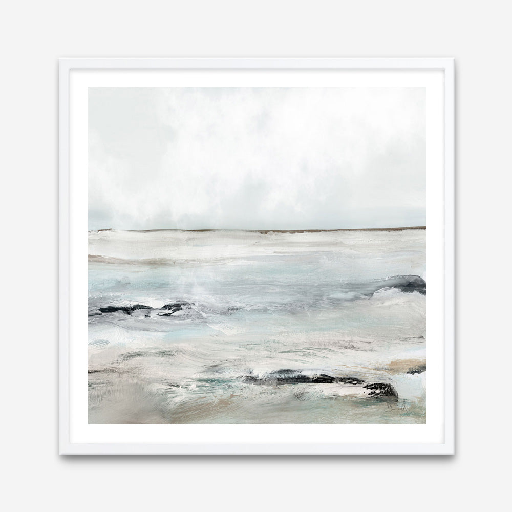 Shop Sandy Bay (Square) Art Print a painted abstract themed wall art print from The Print Emporium wall artwork collection - Buy Australian made fine art painting style poster and framed prints for the home and your interior decor room, TPE-DH-223-AP