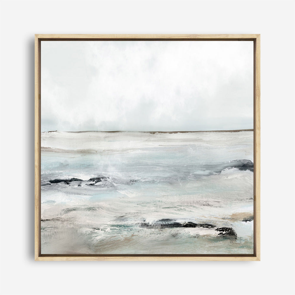 Shop Sandy Bay (Square) Canvas Print a painted abstract themed framed canvas wall art print from The Print Emporium artwork collection - Buy Australian made fine art painting style stretched canvas prints for the home and your interior decor space, TPE-DH-223-CA-40X40-NF
