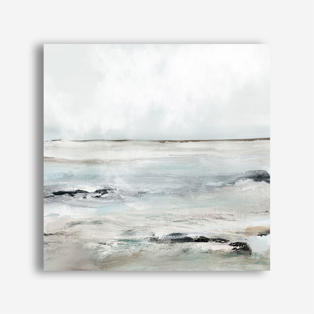 Shop Sandy Bay (Square) Canvas Print a painted abstract themed framed canvas wall art print from The Print Emporium artwork collection - Buy Australian made fine art painting style stretched canvas prints for the home and your interior decor space, TPE-DH-223-CA-40X40-NF