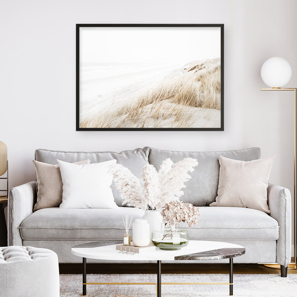 Shop Sandy Dunes Photo Art Print a coastal themed photography wall art print from The Print Emporium wall artwork collection - Buy Australian made fine art poster and framed prints for the home and your interior decor, TPE-1240-AP